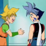 Max trying to shake Kai's hand in Beyblade season 1