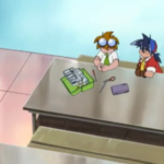 Kenny fixing Tyson's Dragoon in Beyblade season 1