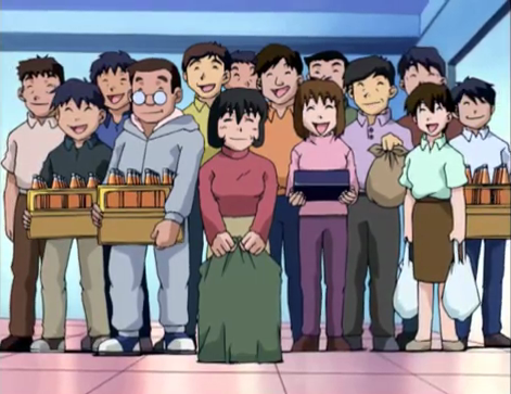 Tyson's well-wishers for his 13th birthday in Beyblade season 1