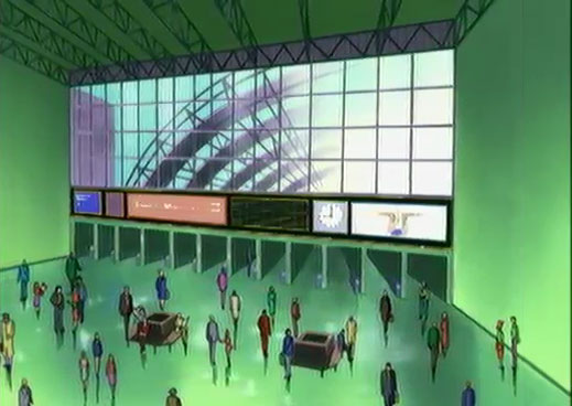 Waterloo International Station as seen in Beyblade Season 1, Episode 32: Darkness at the End of the Tunnel
