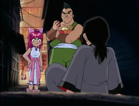 Mariah, Gary and Bruce in Hong Kong in Beyblade season 1