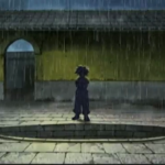 Ray standing in silhouette form in Beyblade season 1