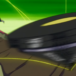 Lee launching Galeon in Beyblade season 1