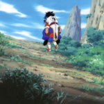 Tyson carrying Ray up a mountain after spraining his ankle in Beyblade season 1